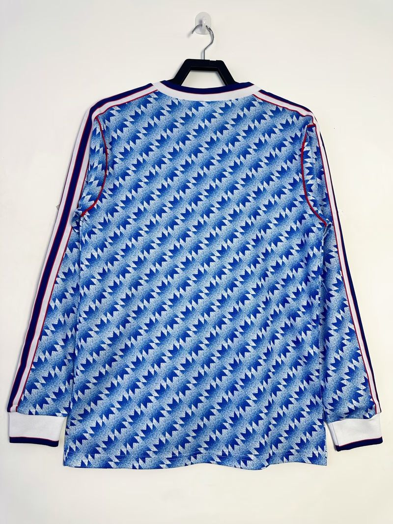 Retro Manchester United 1990-1992 away Long Sleeve - Image 2