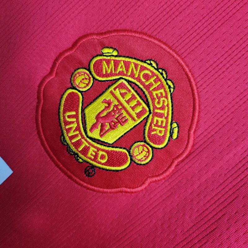 Retro Manchester United 2007-2008 home Long Sleeve - Image 6