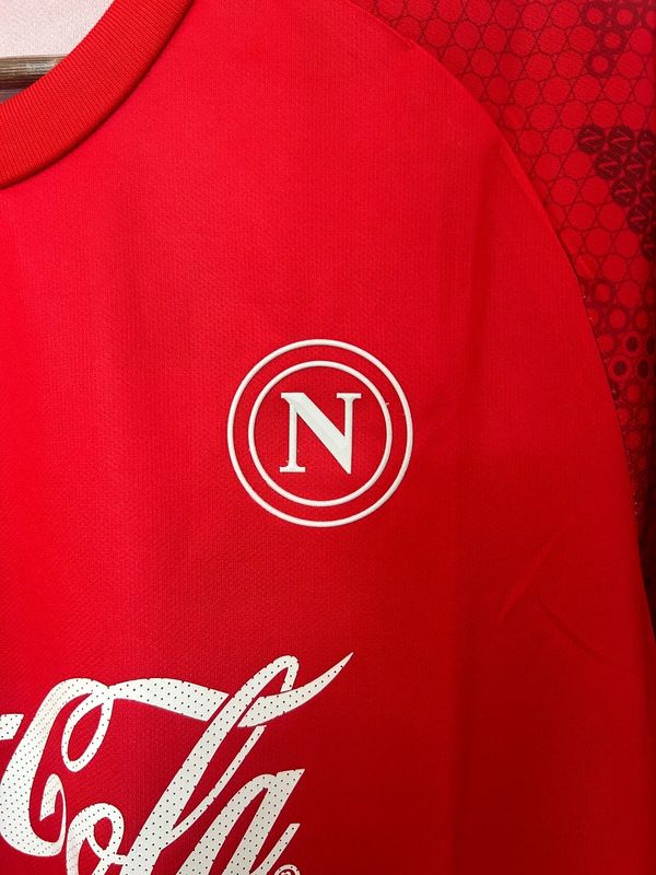 SSC Napoli 2024-2025 Coca Cola red - Image 5