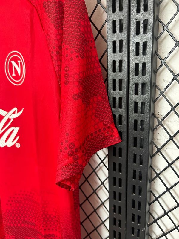 SSC Napoli 2024-2025 Coca Cola red - Image 7