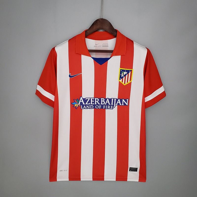 Retro Atletico Madrid 2013-2014 home game