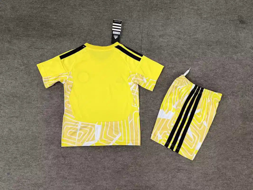 2026 Kids Scotland Yellow Goalkeeper Soccer Jersey 1:1 Thai Quality - Image 2