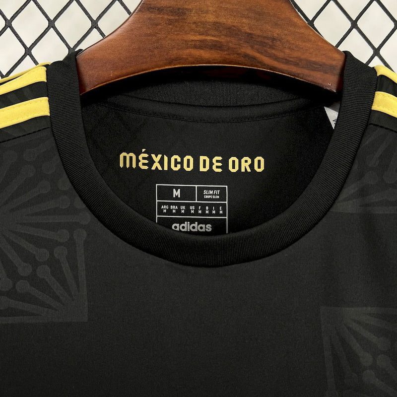 Mexico 2025/26 Gold- Black Womens Jersey 1:1 Thai Quality - Image 3
