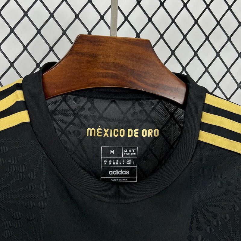 Mexico 2025/26 Gold- Black Jersey 1:1 Thai Quality - Image 4