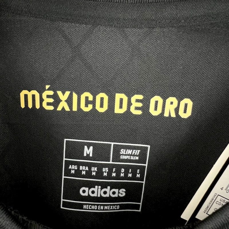 Mexico 2025/26 Gold- Black Long Sleeves Jersey 1:1 Thai Quality - Image 6
