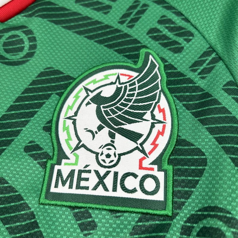 Mens Mexico 2026 World Cup Home Long Sleeve Jersey 1:1 Thai Quality - Image 6