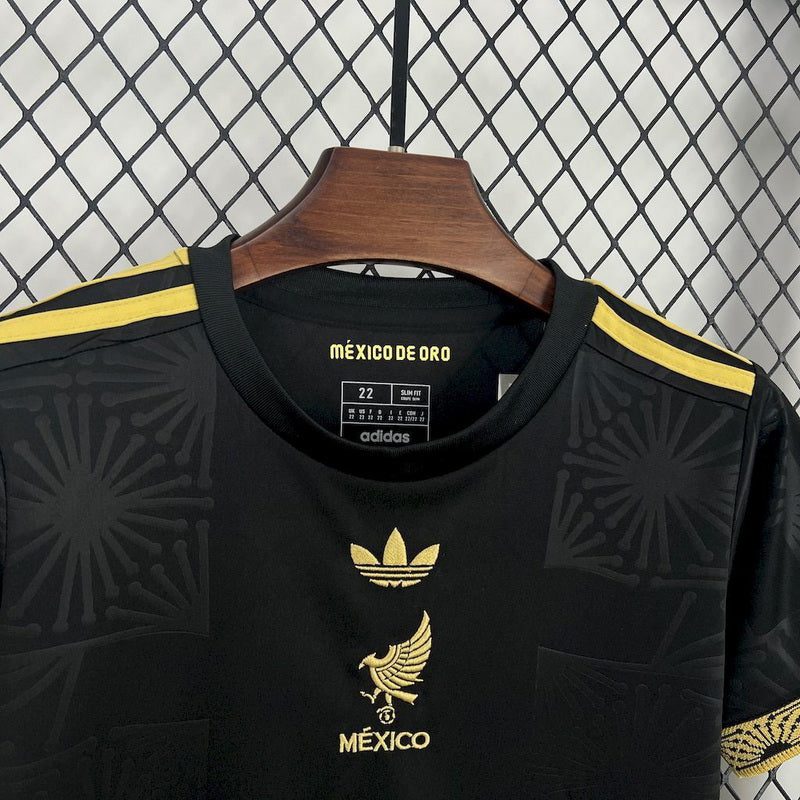 Mexico 202526 Gold- Black Kids Kit 1:1 Thai Quality - Image 2