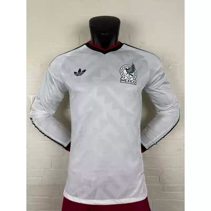 2026 Player Mexico Long Sleeve Soccer Jersey Away 1:1 Thai Quality